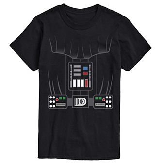 Big & Tall Star Wars Darth Vader Costume Graphic Tee