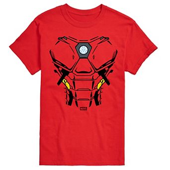 Big & Tall Marvel Iron Man Costume Graphic Tee