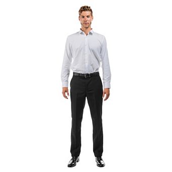 Men's Slim-Fit Dress Pants Only, Open Bottom Unhemmed