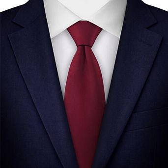 Men's Solid Zipper Tie