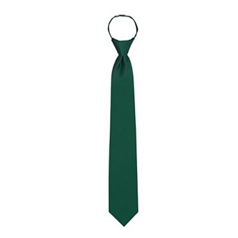 Men's Solid Zipper Tie