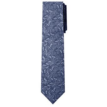 Jacob Alexander Men's Floral Cotton Necktie