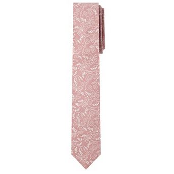 Jacob Alexander Men's Slim Floral Cotton Necktie 2.75" Width