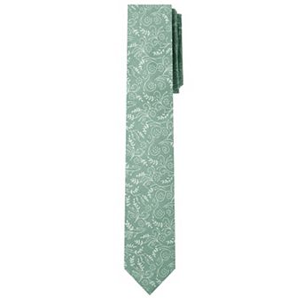 Jacob Alexander Men's Slim Floral Cotton Necktie 2.75" Width