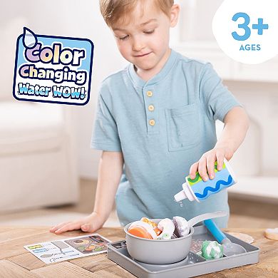 Melissa & Doug Simmer & Stir Stovetop Play Set with Color Changing Water