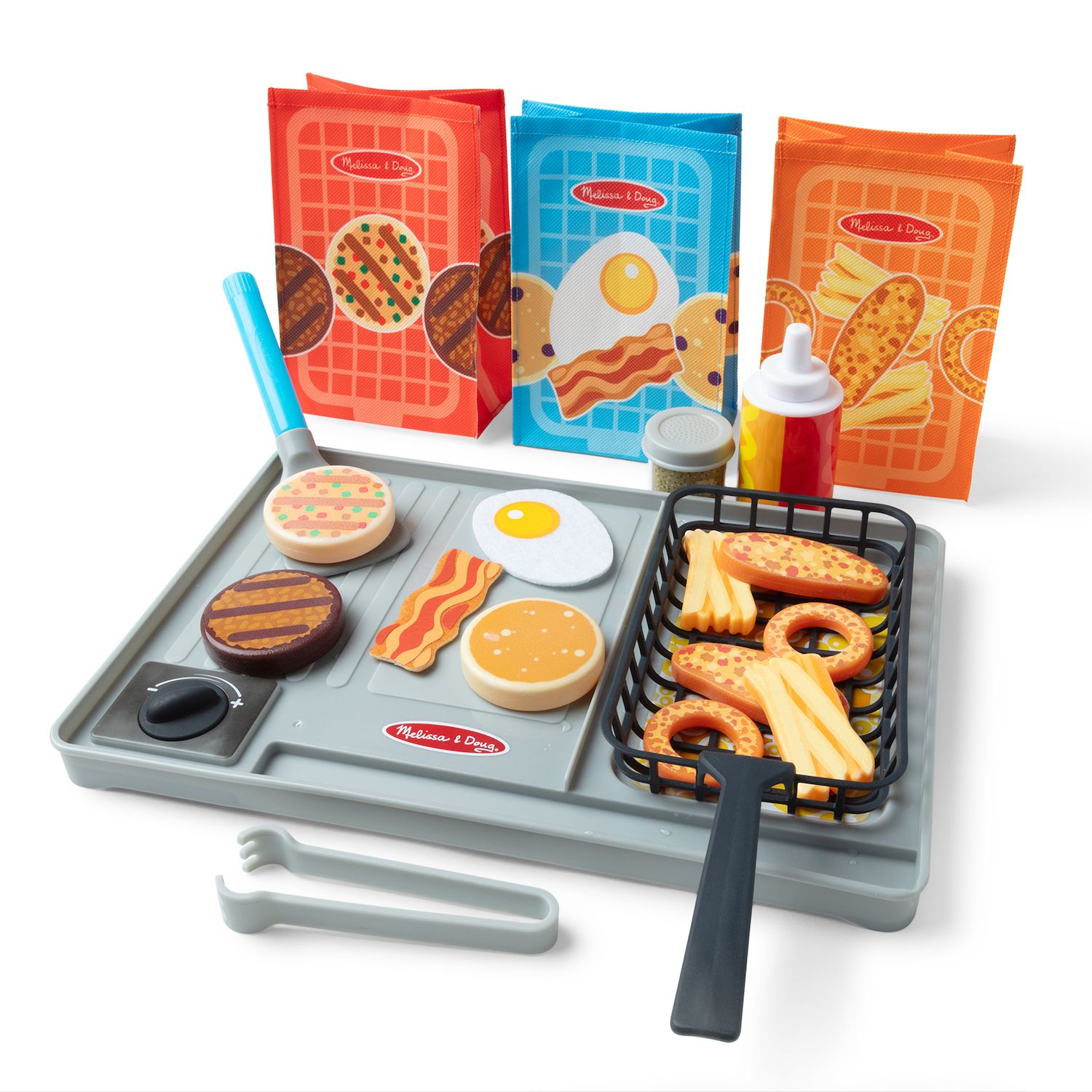 Детский игровой набор Melissa & Doug Flip & Fry Grill Play Set with Color Changing Water — фото 1