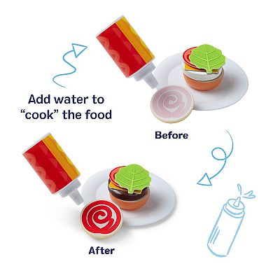 Melissa & Doug Flip & Fry Grill Play Set with Color Changing Water