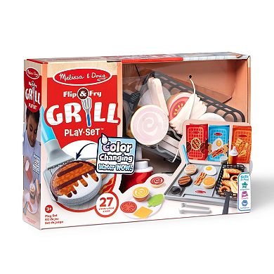 Melissa & Doug Flip & Fry Grill Play Set with Color Changing Water