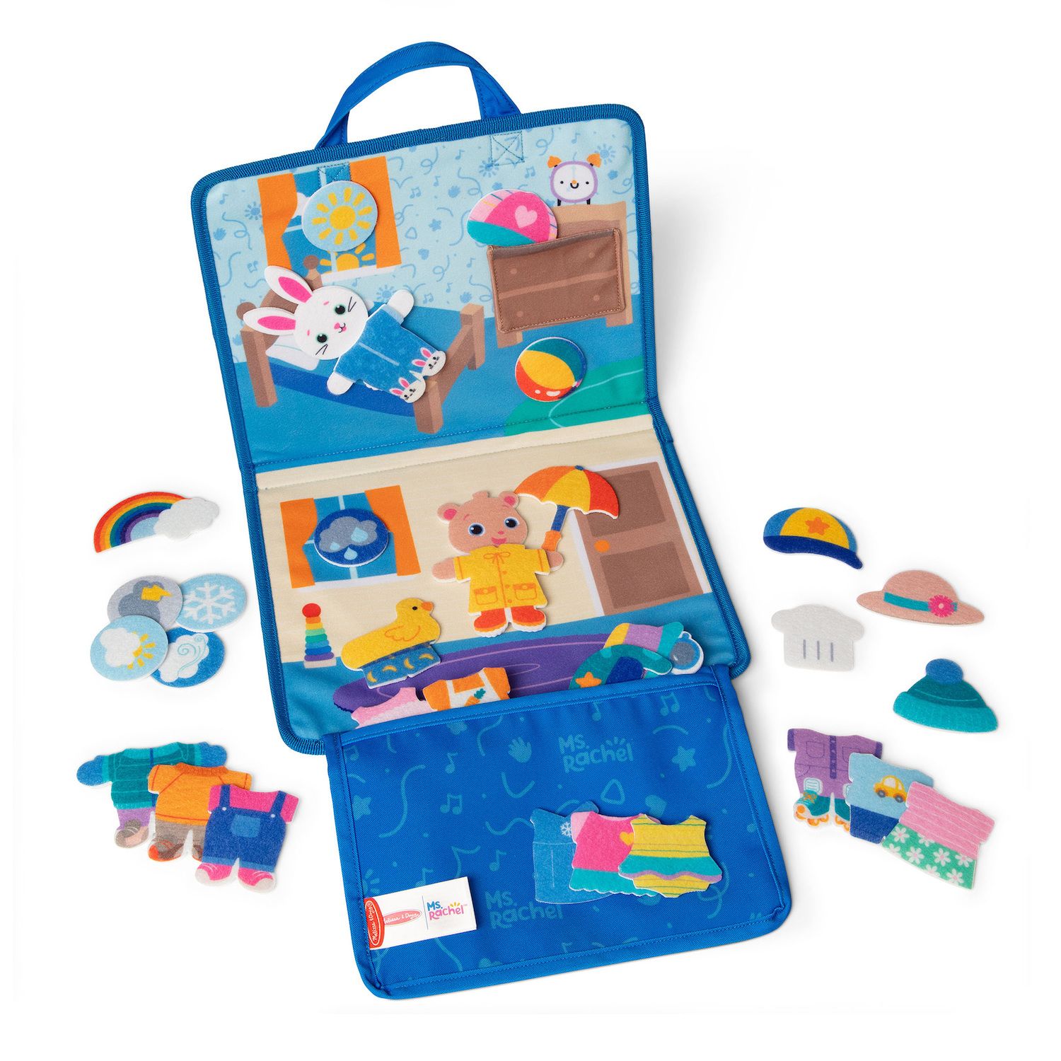 Детская игрушка Melissa & Doug Ms. Rachel What to Wear Felt Activity Board — фото 1