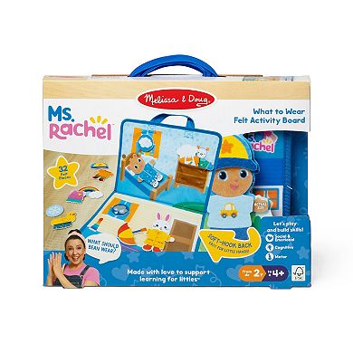 Melissa & Doug Ms. Rachel What to Wear Felt Activity Board