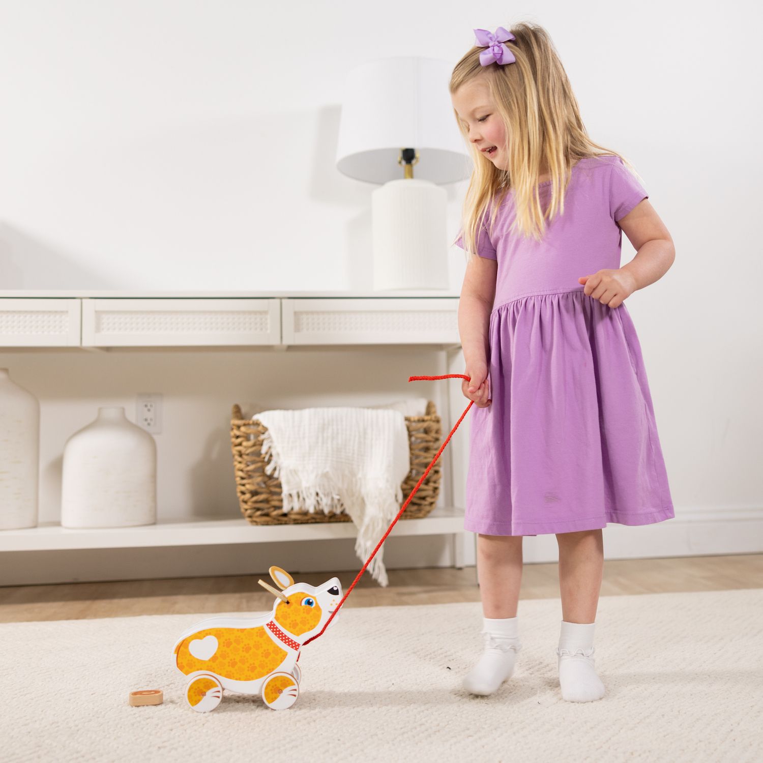 Детские фигурки Melissa & Doug 5 pc Feed, Walk & Poo Pup Play Set — фото 6