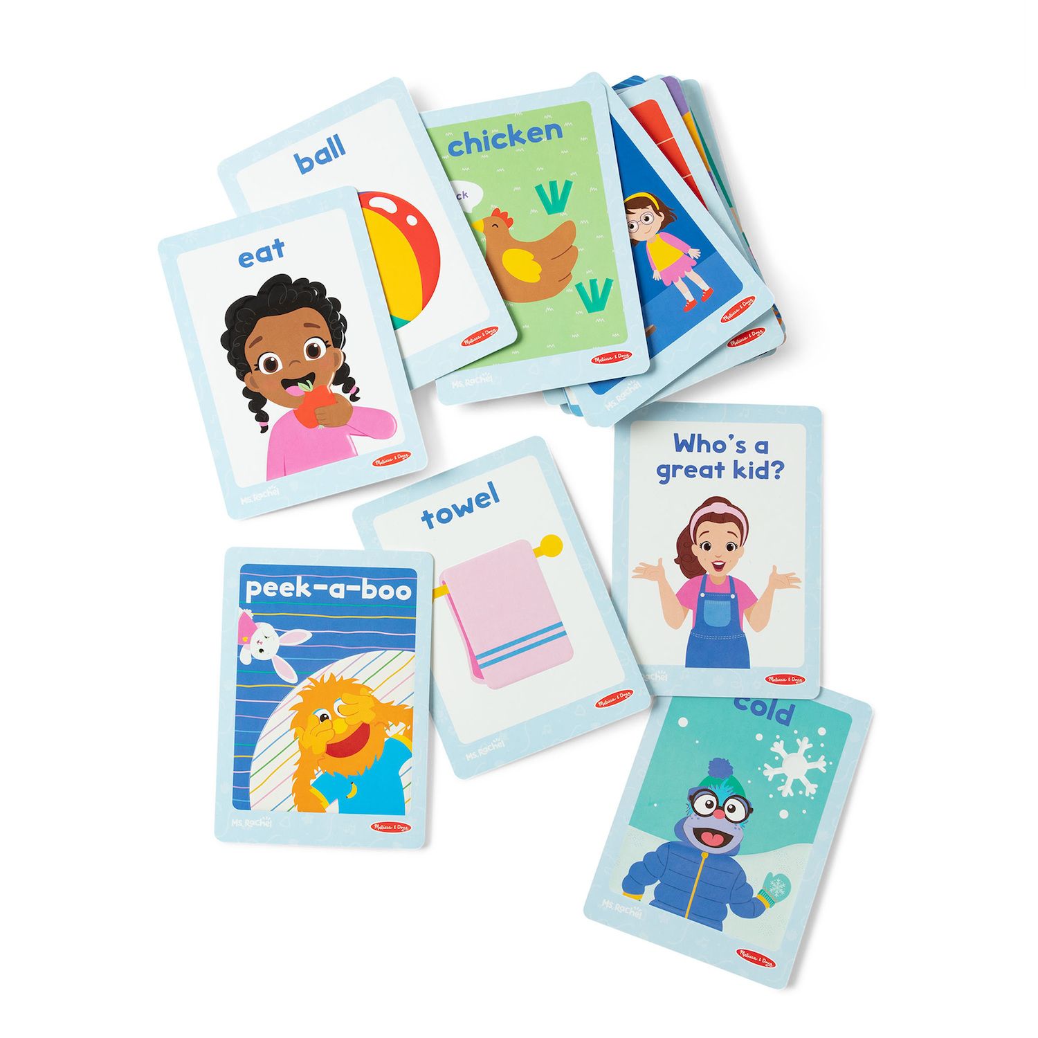 Детские игрушки Melissa & Doug First Words Sensory Cards — фото 1