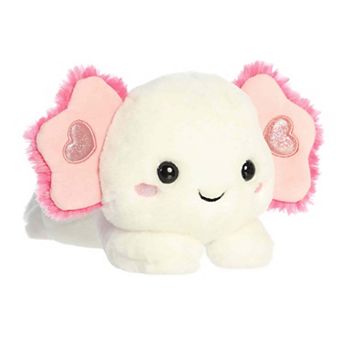 Aurora Small White Playful Stuffed Animal 9" Anna Axolotl Too Cute