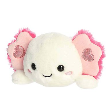 Aurora Small White Playful Stuffed Animal 9" Anna Axolotl Too Cute