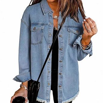 Women's Denim Jacket Coat