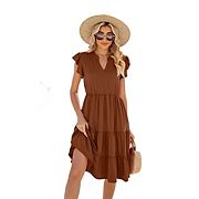 Womens Brown Sundresses Dresses,