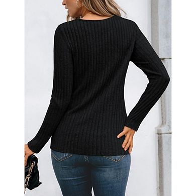 Womens Lace Long Sleeve Shirt Fall Top Casual Tunic Sweaters Mesh Clothes Trendy Work Outfits