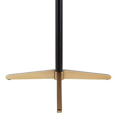 Renwil Orono 25 Tall Matte Black Iron Table Lamp With Tapered Linen Shade (Set Of 2)