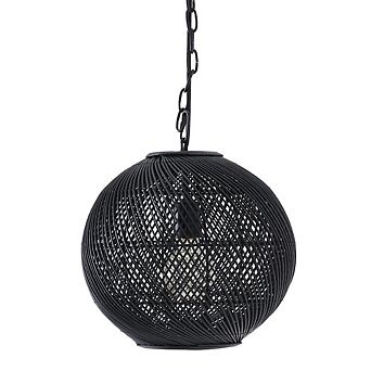 Renwil Romika 12.5 Wide 1-Light Chandelier, Matte Black