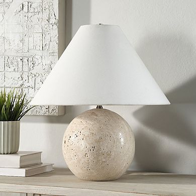 Renwil Assen Table Lamp In Beige Color