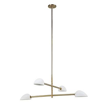 Renwil Tulla 40 Wide 4-Light Chandelier, Champagne