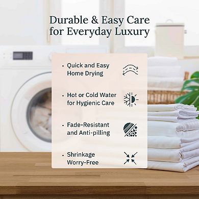 California Design Den Duvet Cover Set - 400 Thread Count 100% Cotton Sateen