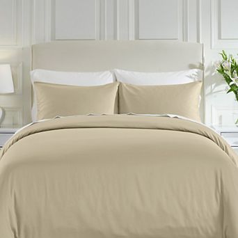 California Design Den Duvet Cover Set - 400 Thread Count 100% Cotton Sateen