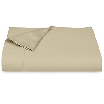 California Design Den 1 pc Flat Sheet Only - Soft 400 Thread Count, 100% Cotton Sateen, 4" Hem