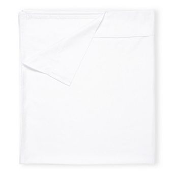 California Design Den 1 pc Flat Sheet Only - Soft 400 Thread Count, 100% Cotton Sateen, 4" Hem