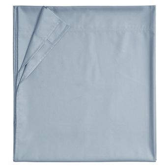 California Design Den Flat Sheet Only - 600 Thread Count, 100% Cotton Sateen, 4" Hem