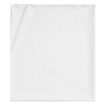 California Design Den Flat Sheet Only - 600 Thread Count, 100% Cotton Sateen, 4" Hem