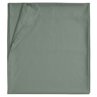 California Design Den Flat Sheet Only - 600 Thread Count, 100% Cotton Sateen, 4" Hem