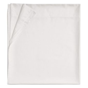 California Design Den Flat Sheet Only - 600 Thread Count, 100% Cotton Sateen, 4" Hem