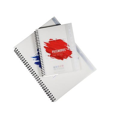 RE-FOCUS THE CREATIVE OFFICE Password Log Book, Small, 120 Pages, Black