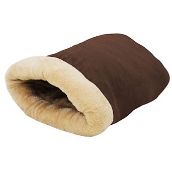 GOOPAWS Covered Cat & Dog Bed