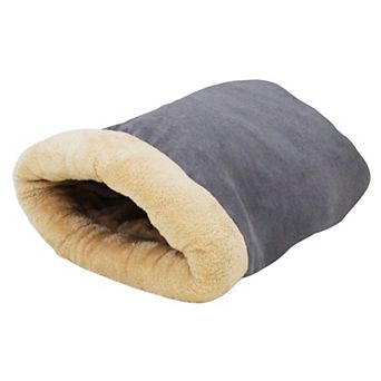 GOOPAWS Covered Cat & Dog Bed