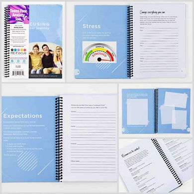 RE-FOCUS THE CREATIVE OFFICE, Focusing on your Journey: A Guided Anxiety Journal for Young Adults
