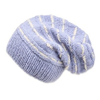 Feelgoodz Women’s Artisan Hand-Knit Telluride Slouchy Cap