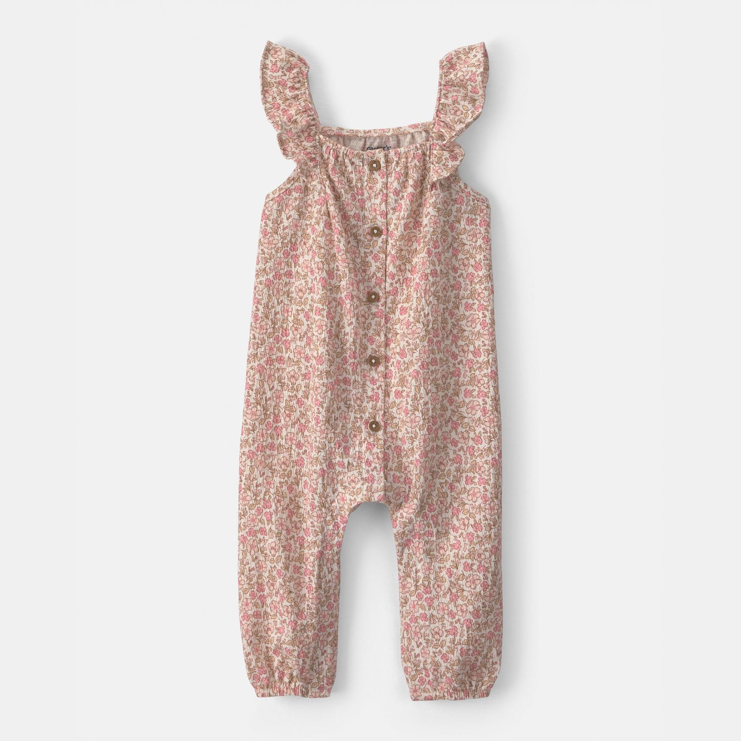 Комбинезон Carter's Floral для девочек-малышей, цвет: Розовый — фото 1