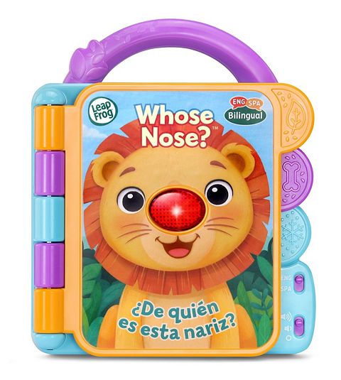 Детские игрушки LeapFrog Bilingual Whose Nose? Interactive Learning Book