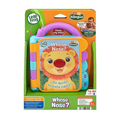 LeapFrog Bilingual Whose Nose? Interactive Learning Book