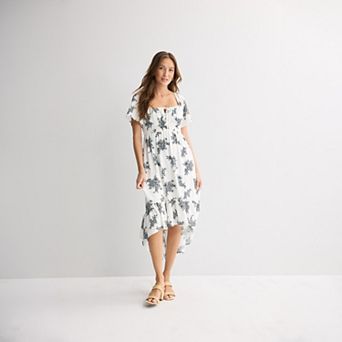 Juniors' Mary & Mo Airflow Hi Lo Maxi Dress