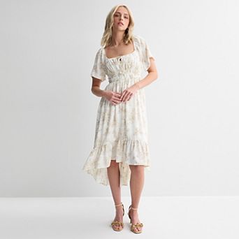 Juniors' Mary & Mo Airflow Hi Lo Maxi Dress