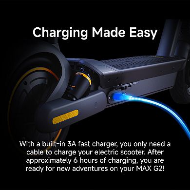 Segway MAX G2 Electric Scooter 22 mph Max Speed 43 Miles Max Range