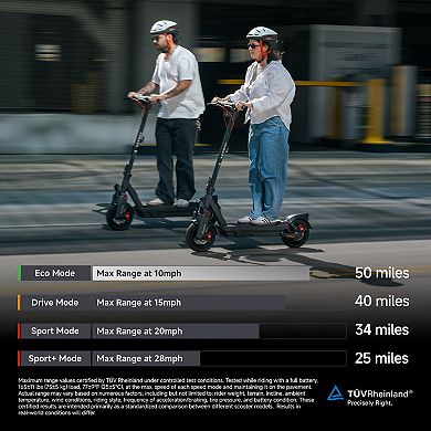 Segway MAX G3 Electric Scooter 28 mph Max Speed 50 Miles Max Range