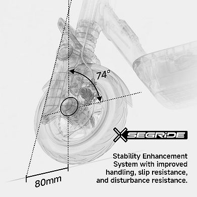 Segway F3 Electric Scooter 20 mph Max Speed 44 Miles Max Range