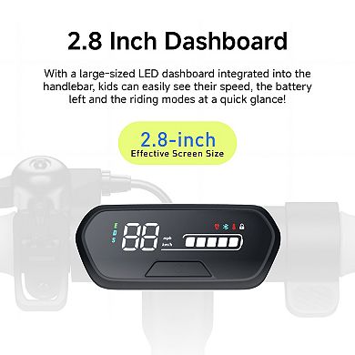 Segway C2 Pro Electric Scooter, 12.4 mph Max Speed, 9.3 Miles Max Range