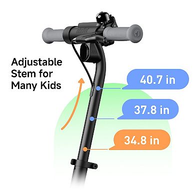 Segway C2 Pro Electric Scooter, 12.4 mph Max Speed, 9.3 Miles Max Range
