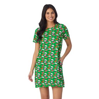 Women's Beauty Sleep Social Cozy Short Sleeve Sleepshirt