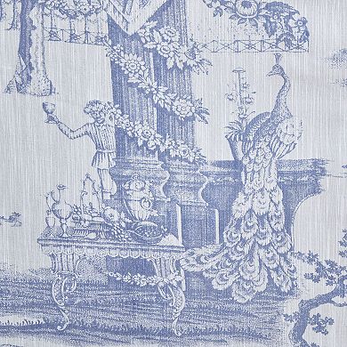 Laura Ashley Braysmith Toile Printed Shower Curtain